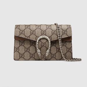 Gucci Dionysus Mini Bag - Brown and Silver